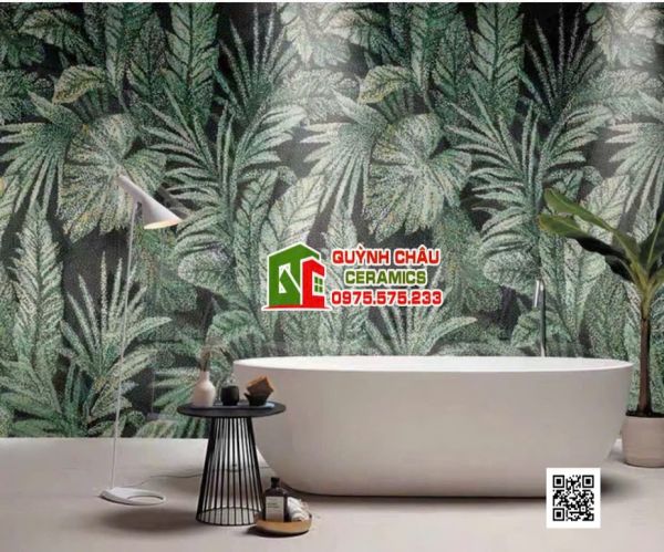 Gạch tranh trang trí khổ lớn 80x260 giả mosaic Gạch tranh trang trí khổ lớn 80x260 giả mosaic