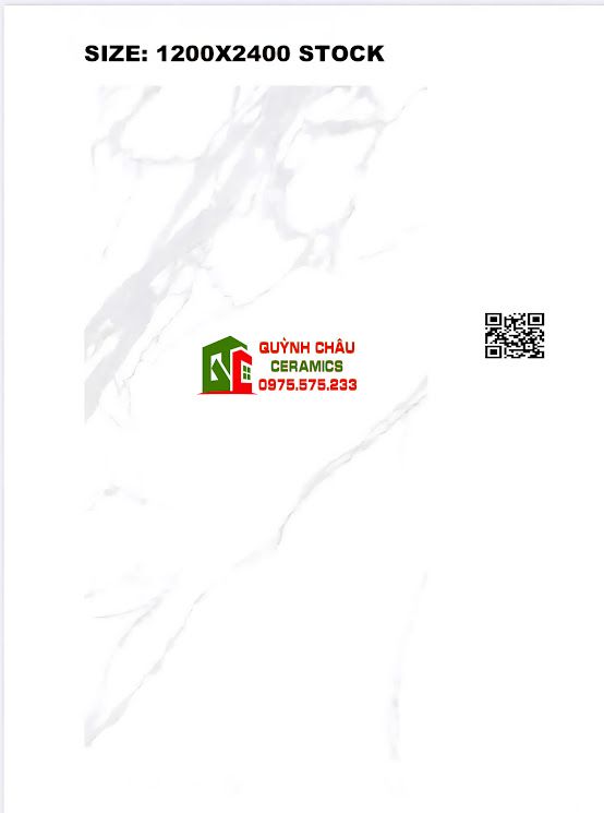 Gạch trung quốc 120x240 trắng vân xám