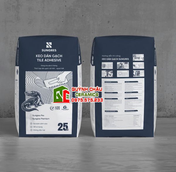 Keo dán gạch Sungres bám dính tốt cao cấp giá rẻ Keo dán gạch Sungres bám dính tốt cao cấp giá rẻ