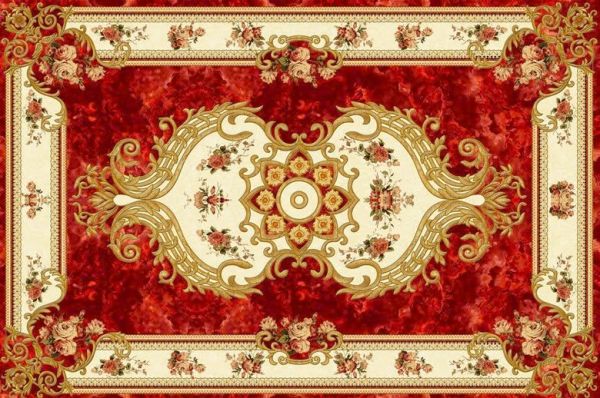 Mẫu gạch thảm chữ nhật lát biệt thự cao cấp