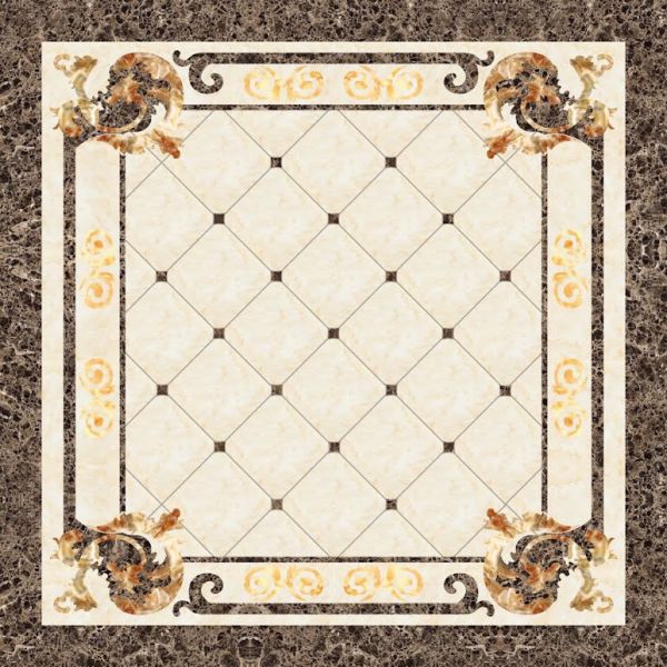 Thảm gạch 3D hình vuông cao cấp