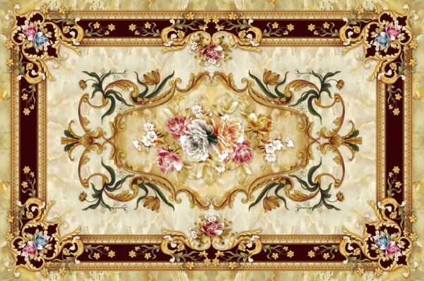 Thảm gạch 3D lót nền khách sạn