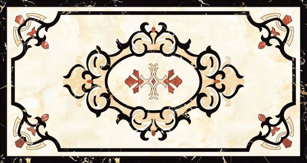 Thảm gạch kim tuyến lát phòng khách cao cấp