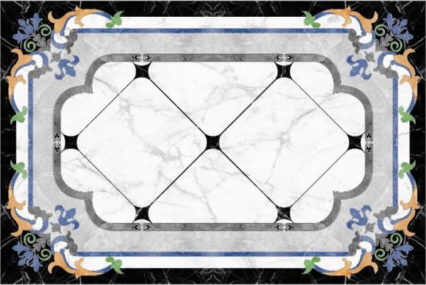 Thảm kính cường lực kim tuyến định hình