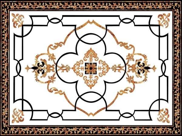 Thảm kính hình chữ nhật kính cường lực